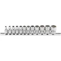 Bgs - Steckschlüssel-einsatz-satz Zwölfkant  Antrieb Innenvierkant 6,3 Mm (1/4")  - 2755