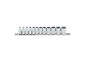 BGS Steckschlüssel-Einsatz-Satz Zwölfkant Antrieb Innenvierkant 6,3 mm Zollgrößen 12-tlg. ; BGS technic (2755)