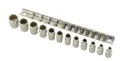 Steckschlüsseleinsätze 1/4" 12 kant, Nüsse in Zoll, 12 tlg. Satz Stecknüsse SAE