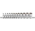 BGS Steckschlüssel-Einsatz-Satz Zwölfkant | Antrieb Innenvierkant 6,3 mm (1/4") 