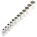 BGS Zöllige Vielzahn Nüsse 5/32-9/16" 12-kant Steckschlüssel Satz Zoll Set