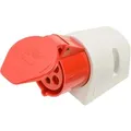 PCE CEE Wandsteckdose 5-polig IP44 32 A Rot