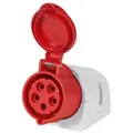 REV 0510620555, 3P+N+PE, Grau, Rot, IP44, 400 V, 32 A - Grau/Rot