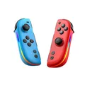 Für Nintendo Switch Split Controller mit Hall Joysticks und RGB Rot Blau