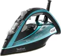 TEFAL Dampfbügeleisen "FV9844 Ultimate Pure", blau (türkis)