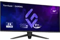 Viewsonic VX Series VX3480-2K-PRO, 86,4 cm (34"), 3440 x 1440 Pixel, UltraWide Quad HD, LED, 1 ms, Schwarz