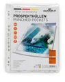 Durable Prospekthüllen A4 (Klarsichtfolien Premium, 0,08mm), A4 Klarsichthüllen, 50 Stück, glasklar, 267719