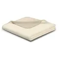 Biederlack Tagesdecke Biederlack Wohndecke Kuscheldecke 150x200 Doubleface ecru-feder beige beige