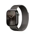 Apple Watch Series 10 GPS+ Cellular 42mm Slate Titanium Case with Milanese