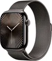 Apple Watch Series 10 - 42mm - GPS+Cellular - Titan Milanaise Armband - Schiefer