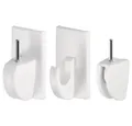 tesa Klebehaken tesa POWERSTRIPS® Vario Gardinenhaken Weiß Inhalt: 4 St., (POWERSTRIPS)