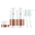 WELLA FUSION Sparset Shampoo + Conditioner + Maske 500ml + 2x Dosierpumpen