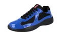 Prada Herren Blau Leder Sneaker 4E3400 ASZ F0C6S 45.5 EU/UK 11.5