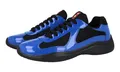 LUXUS PRADA AMERICAS CUP SNEAKER SCHUHE 4E3400 BLAU/SCHWARZ LEDER 11,5 45,5 46
