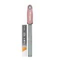 Microplane Zester Küchenreibe in Altrosa für Zitrusfrüchte, Parmesan, Ingwer, Sc