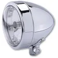 HIGHSIDER smart Scheinwerfer Bullet H4 Chrom Fernlicht, Bodenmontage, E-geprüft (1Stk)