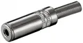 Goobay® Klinkenkupplung 3,5mm (stereo) 3,5-mm-Klinkenbuchse (3-polig, stereo)