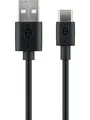 Pro USB-A USB-C - 0.5m - USB 2.0 - Schwarz