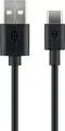 0,5m USB C Kabel SCHNELL Ladekabel Datenkabel für Samsung Galaxy Huawei Schwarz