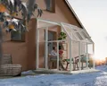 Palram - Canopia Gewächshaus Sun Room, BxTxH: 201 x 200 x 247 cm, BxLxH: 58 x 120 x 247 cm, 3 mm Wandstärke, lebenslang widerstandsfähige Wandpaneele