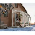 Palram - Canopia Gewächshaus Weiß 4 m² inkl. Fundamentrahmen