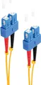 Duplex Patchkabel SC/SC 9/125µ, OS1/OS2 gelb 1,0m