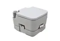 HOMCOM Campingtoilette Falttoilette, (Faltbare Reisetoilette max. Tragkraft bis 200 kg, 1-St., 10L Falttoilette), Trockentrenntoilette für Camping, Reisen, Grau
