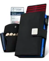 SF SCOFIELD Geldbörse Herren | Portmonee Herren für 11-12 Karten | Geldbeutel RFID Schutz | Portemonnaie | Wallets for Men | Smart Wallet | Kreditkartenetui | Slim Wallet | Kartenetui Klein