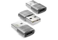 deleyCON deleyCON 3x USB2.0 Mini Adapter USB zu USB C-Buchse Notebook USB-Adapter