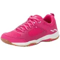 Pro Touch Rebel IV J Indoorschuh Hallenschuhe, Sportschuhe, nicht abfärbende Sohle rosa 32 EU