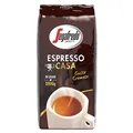 Segafredo Zanetti Espresso Casa - Ganze Bohne 1 kg Packung) - Geeignet für alle italienischen Kaffeespezialitäten - Mittlere Röstung, voller Geschmack mit Schokoladennoten