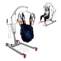 Mobiclinic®, Patientenlift, Elektrisch, Modell fortuna basic, Inklusive transfergurt, Tragfähigkeit bis 180 kg, Zwei akkus, Hebelift für patienten, Verstellbar, Sicherheitsrollen, Schwerlast