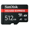 SANDISK Express (512 GB, microSD Express, U3, UHS-I) (SDSQXFN-512G-GN4NN)