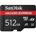 SanDisk Micro-SD-Karte Express, 512GB, bis 220 MB/s, UHS-I U3, SDXC