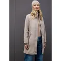 STREET ONE Wintermantel Stehkragen in Strickqualität, in Woll-Optik braun 46 EU