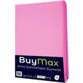 Buymax Spannbettlaken Jersey, 70 x 140 cm, Baumwolle, für Matratzen bis 15 cm Höhe, altrosa