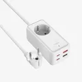 Fixed Charging Strip PD 65W 1,5m weiss / Netzwerkverlängerungsadapter / 2x USB-C und 2x USB GaN III (65 W, 4 Ports) (FIXCS65-1.5-WH)