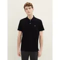 TOM TAILOR Poloshirt Poloshirts Piqué Poloshirt aus Baumwolle grau XL (54)