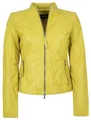 Jilani Lederjacke Niobe Jilani - Damen Lederjacke Lammnappa gelb