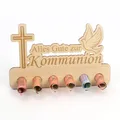Geldgeschenk zur Kommunion - Geldscheinhalter aus Holz