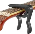 Gitarren Kapodaster - Einhandbedienung, 3mm Silikonmatte, Profi-Qualität