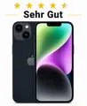 Apple iPhone 14 - SEHR GUT - Schwarz - OVP - 128GB – 12 Monate Gewährleistung