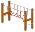 JVmoebel Klettergerüst Hängebrücke aus hochwertigem Material mit Balancier-Elementen, Made in Europa