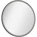 Mid.you Badezimmerspiegel, Glas, rund, 80x80x3 cm, Badezimmer, Badezimmerspiegel, Badspiegel