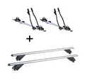 2x Fahrradträger SAGITTAR+Alu Dachträger RB003 für für Opel Astra J SW 5Türer 10