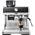 Gastroback Espressomaschine Design Barista Pro, Milchaufschäumer, 2,8 Liter, Edelstahl, silber