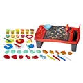 NERF E87425L0 Kitchen Creations, Super Grill, Kinderspielzeug mit 40 Teilen, ungiftiger Play-Doh Mörtel und 10 Farben[Exklusiv bei Amazon]