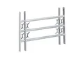 relaxdays Fensterschutzgitter Fenstergitter Einbruchschutz ausziehbar, 450 x 700-1050 mm