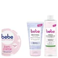 (1L|35,71) 3tlg bebe Waschgel | Mizellenreinigung | Pflegecreme + Kosmetikband