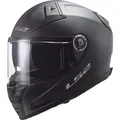 LS2 FF811 Vector II Solid Helm, schwarz, Größe XS für Männer